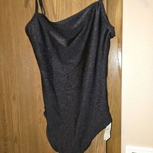NwT Aerie Black One Piece Swimsuit Size M Tall